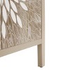 Vynxaria 2-Door Carved Storage Cabinet with Adjustable shelf, Accent Furniture for Living Room, Hallway, Kitchen - 4 of 4