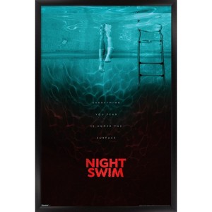 Trends International Night Swim (2024) - One Sheet Framed Wall Poster Prints - 1 of 4