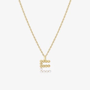 Bearfruit Jewelry Cultured Pearl Pavé Initial Necklace - 1 of 3