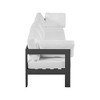 Meridian Furniture,Nizuc Water Resistant Fabric Outdoor Patio Modular Sofa - 3 of 4