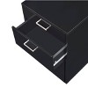 Acme Furniture Coleen File Cabinets Black High Gloss/Chrome Finish - 4 of 4