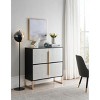 ORRD 42" Buffet Cabinet – 4-Door Storage Sideboard with Metal Base & Handles, Coffee Bar Cabinet for Kitchen, Dining, Living Room - 2 of 4