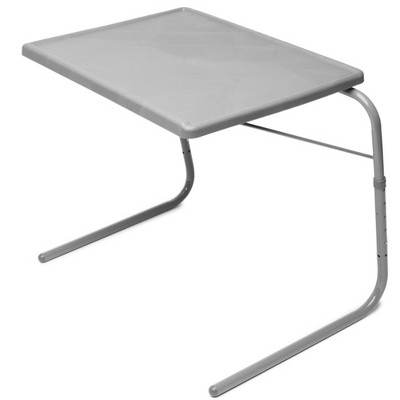 Table-Mate XL Foldable Desk & TV Tray Table for Laptop, Work and Eating, Slate Grey