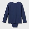 Kids' Adaptive Long Sleeve Bodysuit with Abdominal Access - Cat & Jack™ - 2 of 4