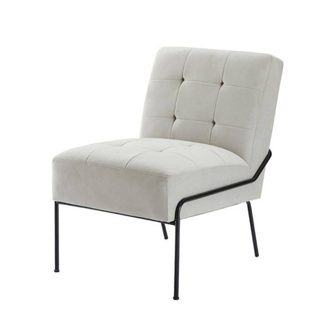 Eluxury Armless Tufted Accent Chair, Armless Chairs At Target