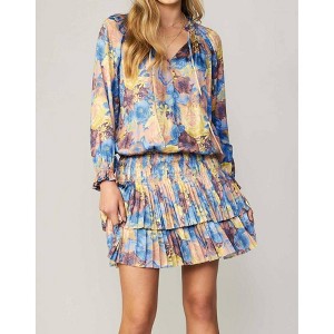 Women's Laurel Pleated Mini Dress - current air - 1 of 4