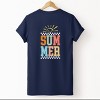 Simply Sage Market Summer Vibes Sun Colorful Front and Back Design Short Sleeve Tee - 3 of 4