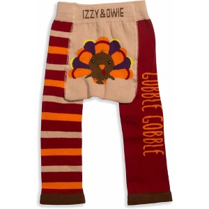 Pavilion Gift Company - Gobble Gobble - 6-12 Months Baby Leggings - Pants - 1 of 4