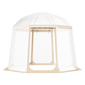 VEVOR Sports Tent, 4-8 People, Instant Pop-Up Tent Shelter Weatherproof Pod, Outdoor Bubble Clear View Tent, Climate Canopy Shelter for Soccer - 1 of 4