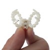 Unique Bargains Women Fashion Pearl Mini Hair Clip Pearl Oval Hairdo Clips 6 Pcs - 4 of 4
