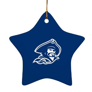 Blinn College Primary Logo StarShaped Porcelain Holiday Christmas Tree Ornament  3.1" - 1 of 4