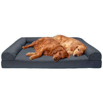 FurHaven Quilted Orthopedic Sofa Pet Bed for Dogs & Cats