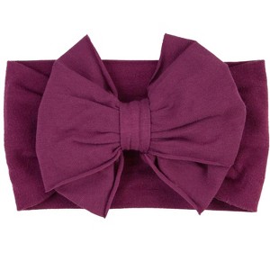 RuffleButts Baby/Toddler Girls Big Bow Headband - 1 of 3
