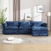 Mocamel  112" Oversized Modular Sofa, L-Shaped Cloud Couch with Ottoman & Memory Foam - 3 of 4