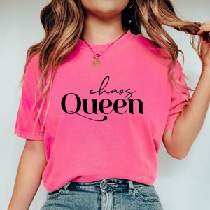 Simply Sage Market Chaos Queen Garment Dyed Tee - 1 of 4