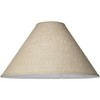 Springcrest Set of 2 Empire Lamp Shades Fine Burlap Large 6" Top x 21" Bottom x 11.5" High Spider Replacement Harp Finial Fitting - 3 of 4