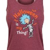 Women's - Dr. Seuss - Halloween Is My Thing Graphic Racerback Tank - 2 of 4