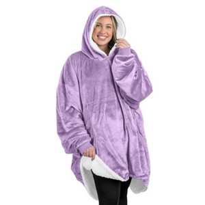 Adult Bare Homey B-Cozy Fleece Wearable Blanket - 1 of 4