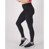 Hanes Moves Leak Protection 7/8 Leggings, 25" Black S Women's - 2 of 4