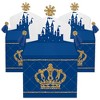 Big Dot of Happiness Royal Prince Charming - Treat Box Party Favors - Baby Shower or Birthday Party Goodie Gable Boxes - Set of 12 - 2 of 4