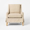 Camas Slipcover Accent Chair Khaki - Threshold™ designed with Studio McGee - image 3 of 4