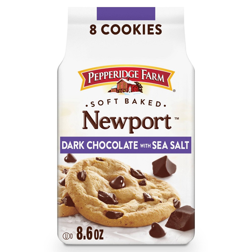 Pepperidge Farm Dark Chocolate with Sea Salt Cookies - 8.6oz