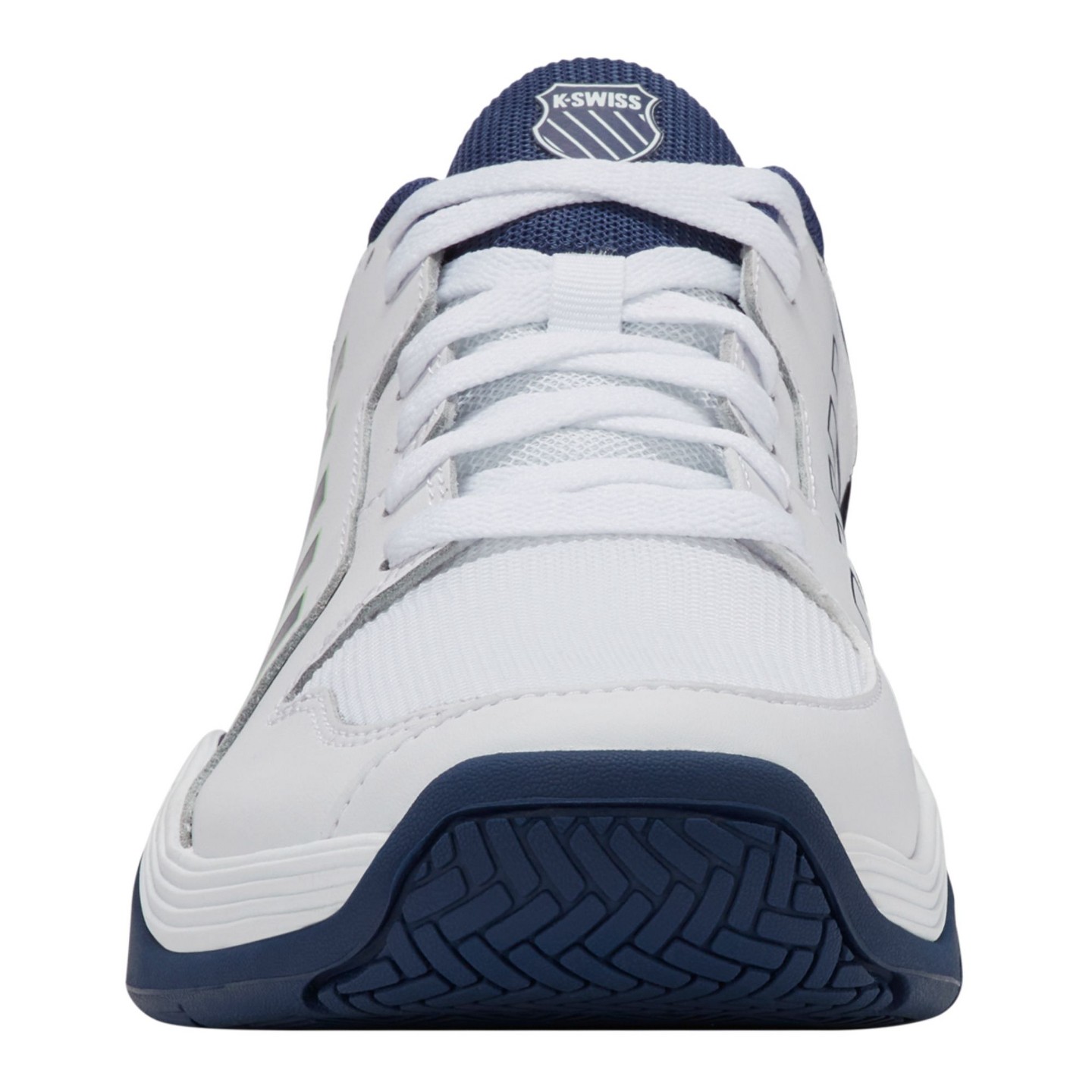 Мужские кроссовки K-Swiss Court Express Pickleball Shoe (White/Oceana/Patina Green), цвет: Белый — фото 3