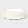 White Disposable Paper Plates 10" - 50ct - Dealworthy™ - 2 of 3