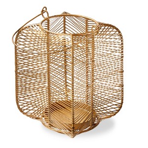 TAG Wells Outdoor/Indoor Lntrn Sm Antq Brass - 1 of 3