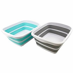 New SAMMART 10L (2.6 Gallon) Collapsible Tub-Foldable Dish Tub - 1 of 4