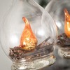 6.25"H and 5"H Sullivans Lighted Campfire Ornament - Set of 2  Multicolored Christmas Ornaments - 2 of 2