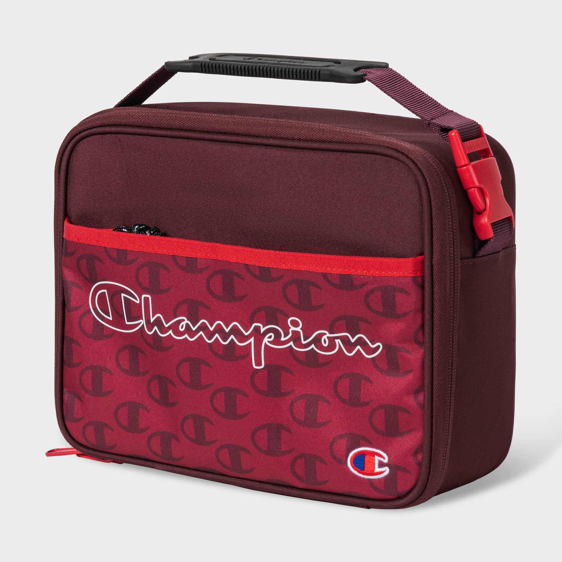 Champion Center Lunch Kit with Tray - Dark Red Logo AOP