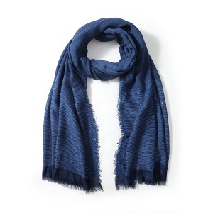 The Olivia Scarf by YOUZEY - Blue - 1 of 4