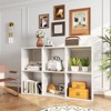ELJGET 9-Cube Open Bookshelf with Removable Back Panels, White Storage Display Bookcase for Living Room, Bedroom, Entryway - 4 of 4
