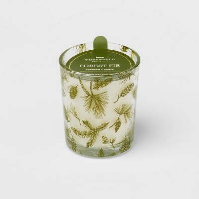 Mini Forest Fir Clear with Green Decal Candle - Threshold™