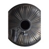 28lb Oakland Living Bronze and Black Round Cement Umbrella Stand: Powder-Coated, Weather-Resistant Base - 4 of 4