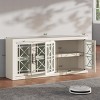 TackView 70.8" Sideboard Buffet Cabinet with Storage, Mid-Century Modern Accent Cabinet with 4 Doors,for Living Room, Kitchen, Hallway - 4 of 4