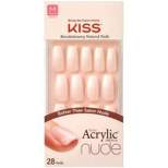 KISS Salon Acrylic Nude French Manicure - Leilani - 28ct