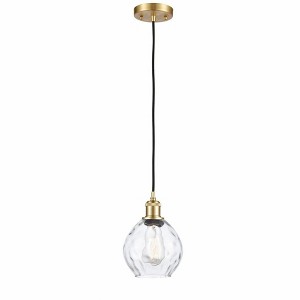 Waverly - 1 Light Cord Hung Mini Pendant In Industrial Style-9 Inches Tall and 6 Inches Wide - 1 of 1