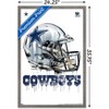 Trends International NFL Dallas Cowboys - Drip Helmet 20 Framed Wall Poster Prints - 3 of 4