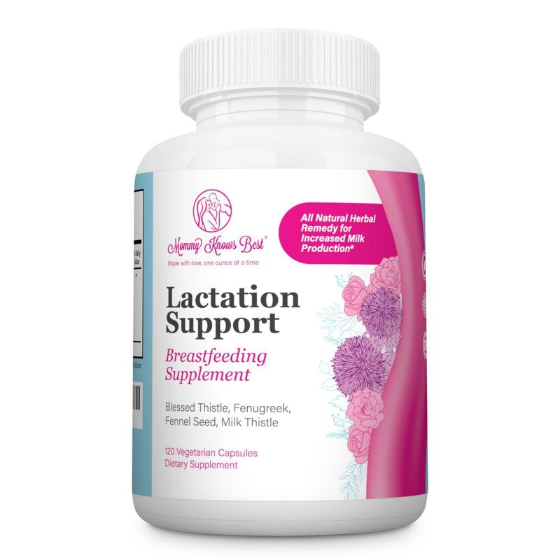 Mommy Knows Best Lactation Supplement - 120ct, 1 of 10