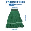 Unique Bargains Commercial Replacement Cotton String Mop Head 6 Pcs - 2 of 3