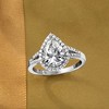 Ross-Simons 2.80 ct. t.w. Moissanite Teardrop Ring in Sterling Silver Size 9 - 4 of 4