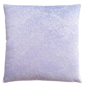 DSVIMOY Support Pillow Decorative Throw Pillow with Feathered Pattern for Sofa or Bed Use, Purple, 17"*17"*2" - 1 of 4