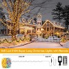 Ollny 640 LED Warm White/Multi-color Christmas String Lights (Clear Cable, Plug in, 11 Modes, IP44) - 3 of 4