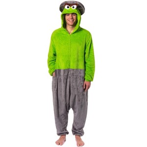 Sesame Street Union Suit Character Hooded Costume Kigurumi Pajama - 1 of 4