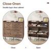 Large Shoe Storage Cabinet with 4 Flip Drawers - 4 of 4