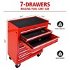 Tool Chest with 7 Drawers, Tool Cart with 7 Organizer Tray Divider Set & Wheels, Large Rolling Tool Box Organizer for Garage, Workshop - 2 of 4