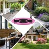 Infans 40" Flying Saucer Tree Swing Indoor Outdoor Play Set Kids Christmas Gift Pink - 4 of 4