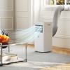 HOMCOM Mobile Portable Air Conditioner for Cooling, Dehumidifier, and Ventilating with Remote Control, for Home Office - 3 of 4
